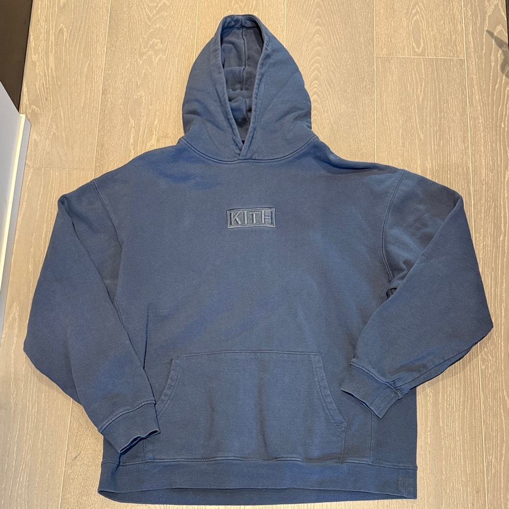 Kith washed navy Hoodie for Men